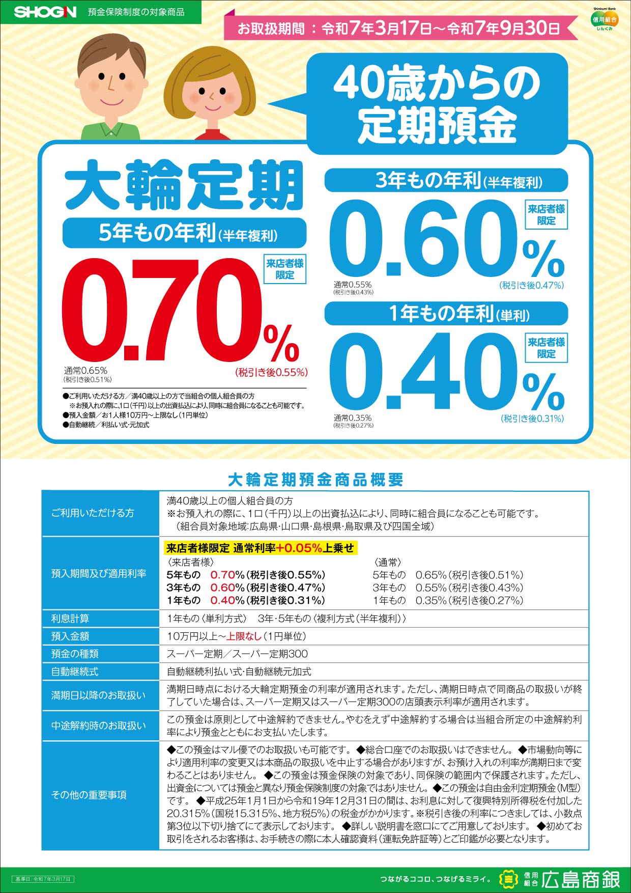 大輪定期預金